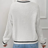 Marina | Pružit pulover s waffle vzorcem