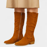 Ines – Elegantni ženski semiš škornji