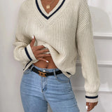 Marina | Pružit pulover s waffle vzorcem