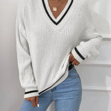 Marina | Pružit pulover s waffle vzorcem